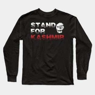 Stand For Kashmir #freekashmir - Straight Outta Kashmir Long Sleeve T-Shirt